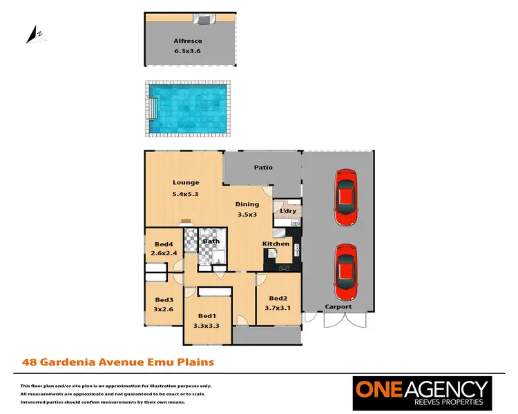 Floorplan of Homely house listing, 48 Gardenia Avenue, Emu Plains NSW 2750