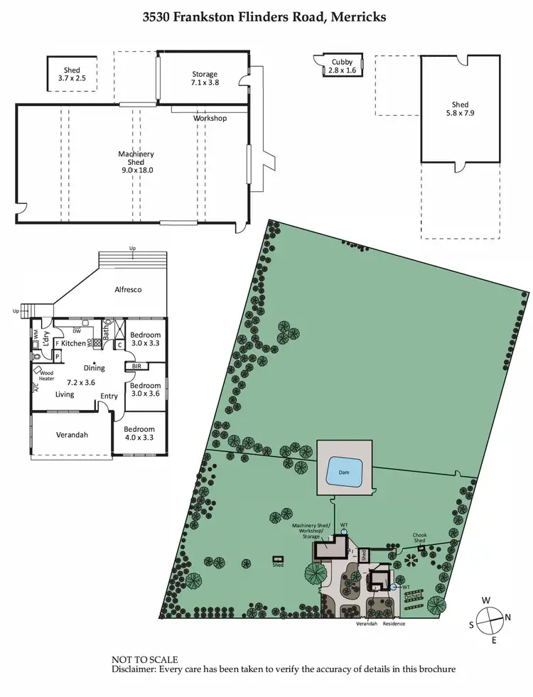 Floorplan of Homely rural property listing, 3530 Frankston Flinders Road, Merricks VIC 3916