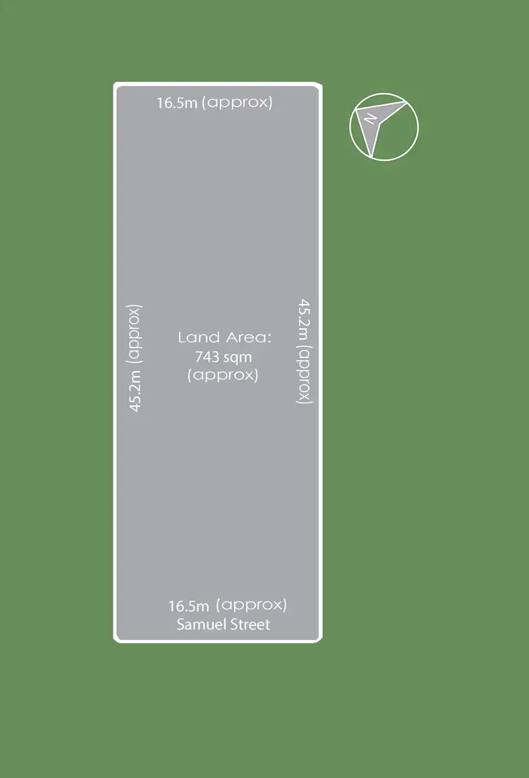 Floorplan of Homely land listing, 16 Samuel Street, Blairgowrie VIC 3942