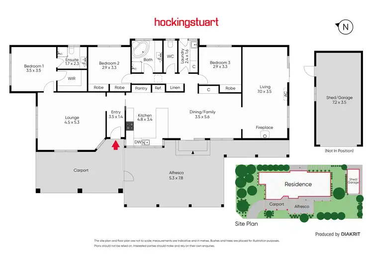 Floorplan of Homely house listing, 25 Rosemore Road, Rosebud VIC 3939