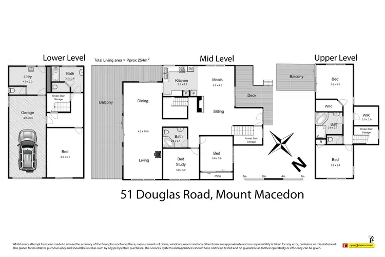 Floorplan of Homely house listing, 51 Douglas Road, Mount Macedon VIC 3441