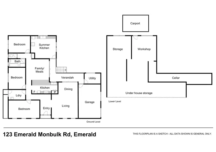 Floorplan of Homely house listing, 123 Emerald Monbulk Road, Emerald VIC 3782