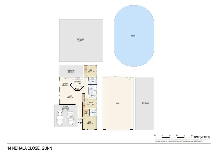 Floorplan of Homely house listing, 14 Ndhala Close, Gunn NT 832
