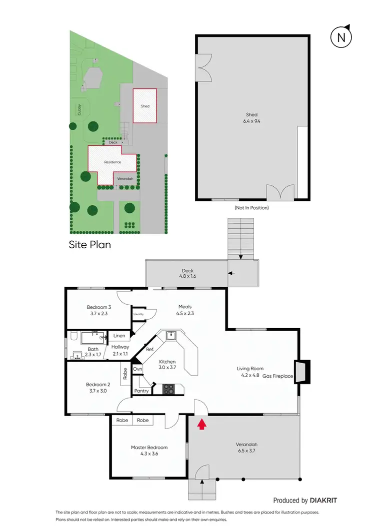 Floorplan of Homely house listing, 12 Radium Avenue, Hepburn Springs VIC 3461