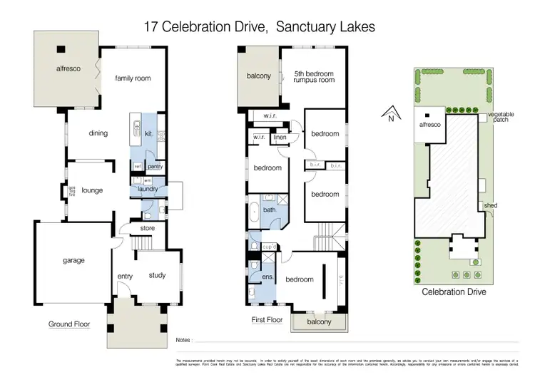 Floorplan of Homely house listing, 17 Celebration Drive, Sanctuary Lakes VIC 3030