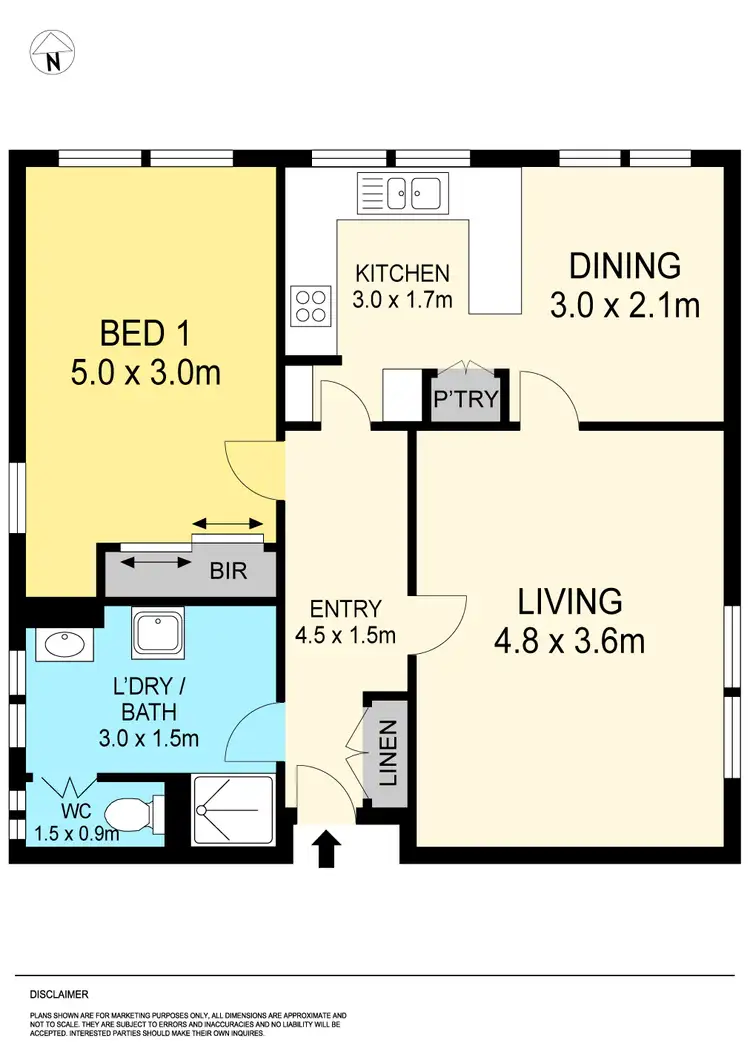 Floorplan of Homely flat listing, 2/18 Webster Street, Ballarat Central VIC 3350