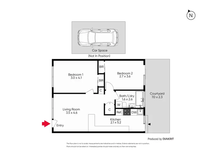 Floorplan of Homely apartment listing, 3/99 Spray Street, Elwood VIC 3184