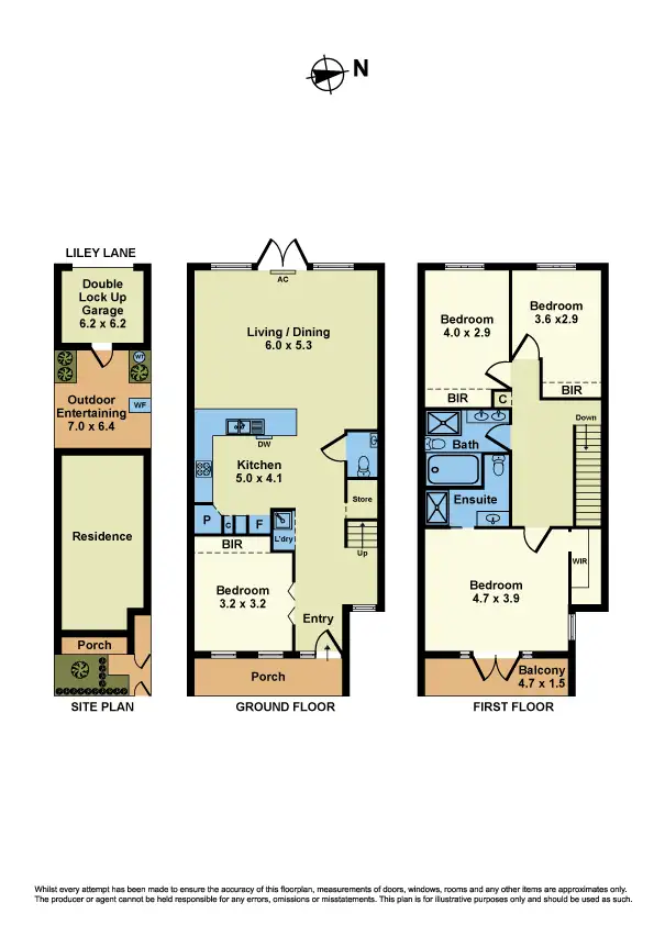 Floorplan of Homely house listing, 51 John Liston Drive, Newport VIC 3015