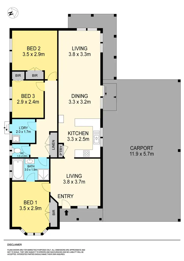 Floorplan of Homely house listing, 44 Edwards Street, Sebastopol VIC 3356