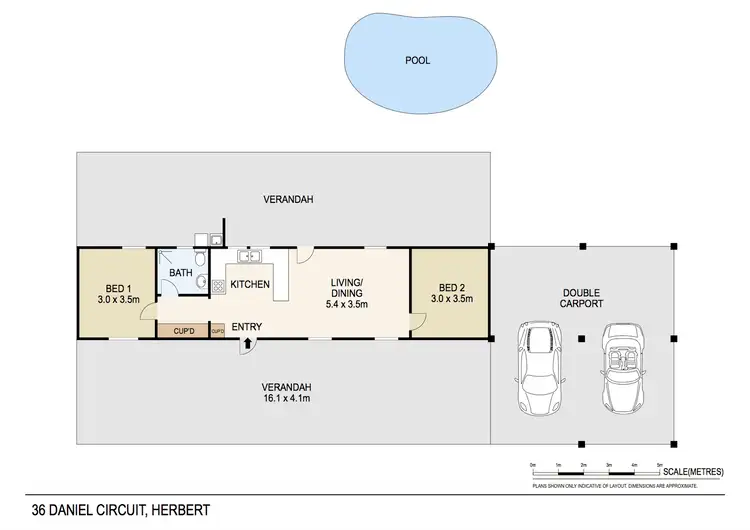 Floorplan of Homely house listing, 36 Daniel Circuit, Herbert NT 836