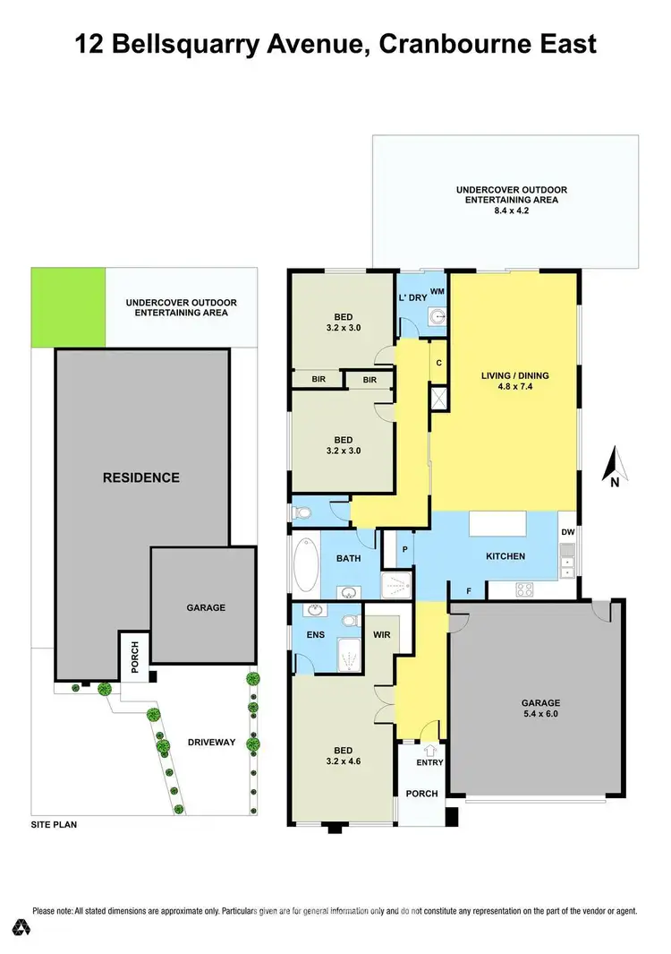 Floorplan of Homely house listing, 12 Bellsquarry Avenue, Cranbourne East VIC 3977