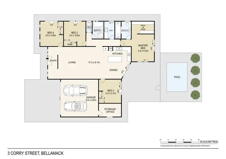 Floorplan of Homely house listing, 3 Corry Street, Bellamack NT 832