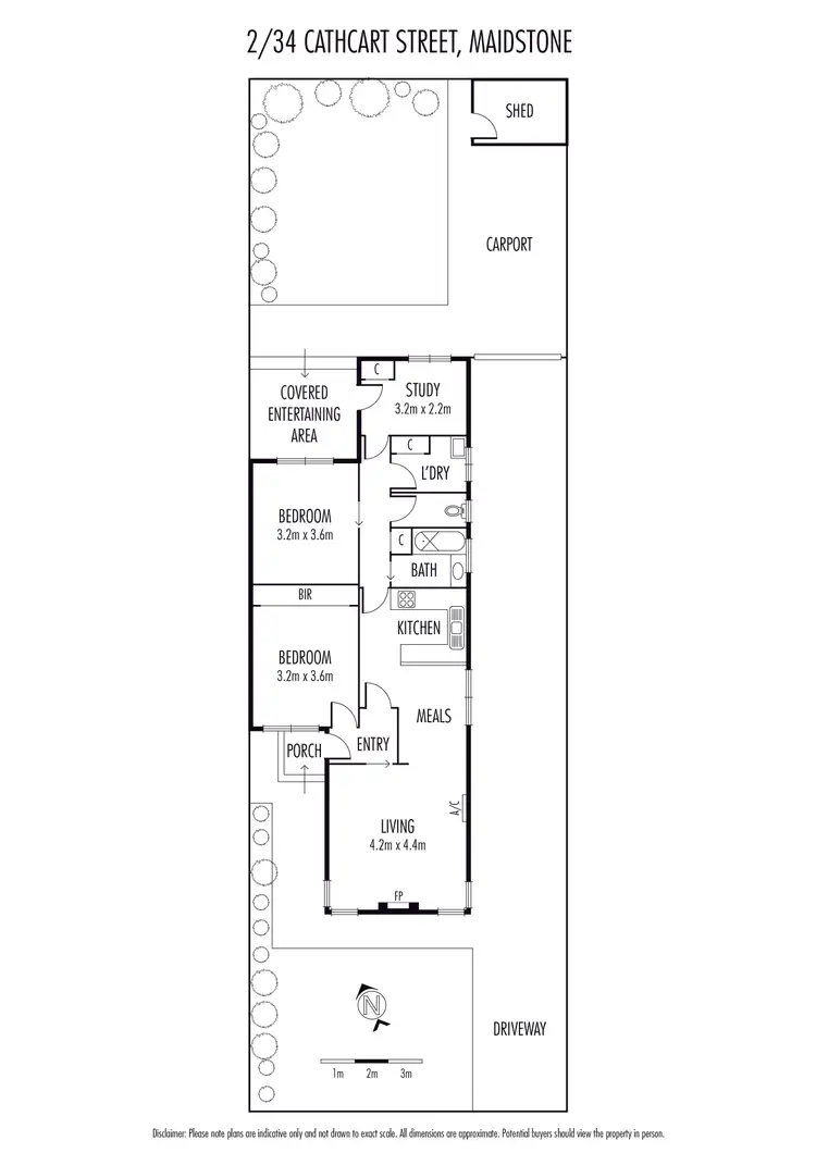 Floorplan of Homely house listing, 2/34 Cathcart Street, Maidstone VIC 3012