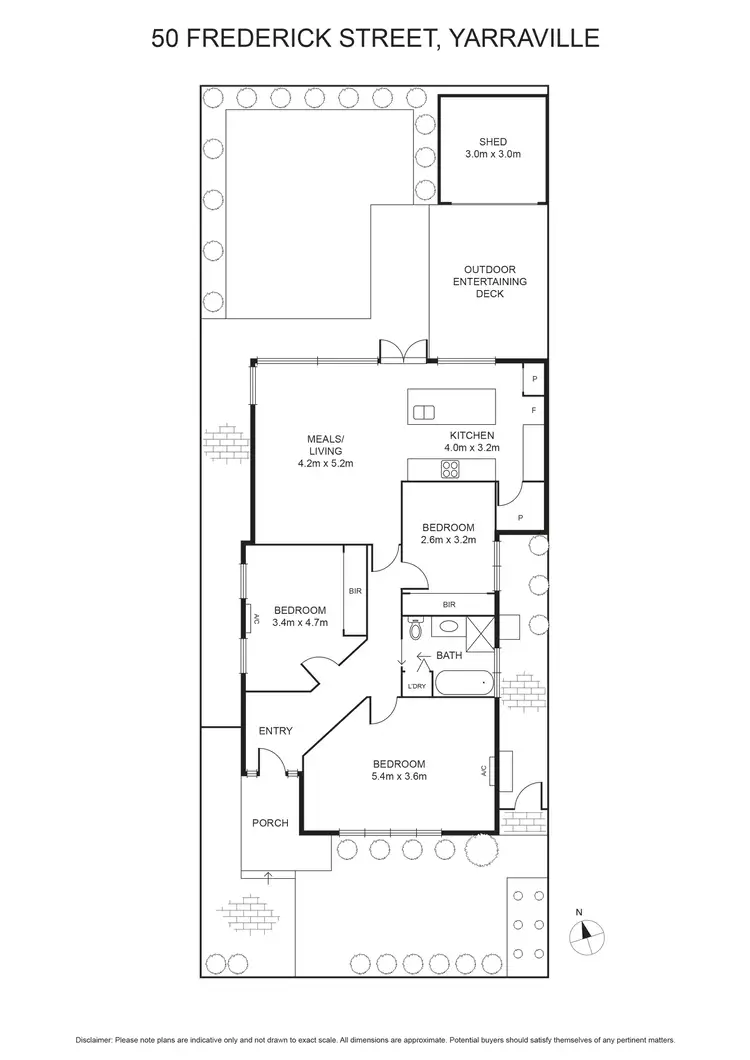 Floorplan of Homely house listing, 50 Frederick Street, Yarraville VIC 3013