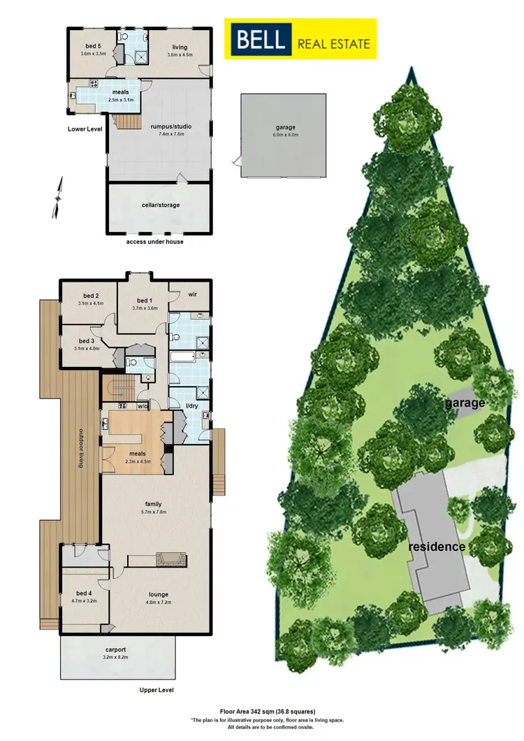Floorplan of Homely house listing, 108 Olinda-Monbulk Road, Olinda VIC 3788