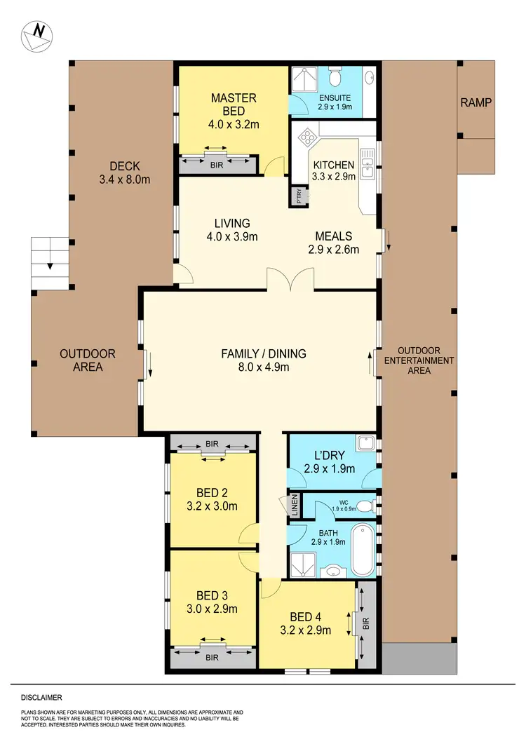 Floorplan of Homely house listing, 79 Kimberley Drive, Waubra VIC 3352