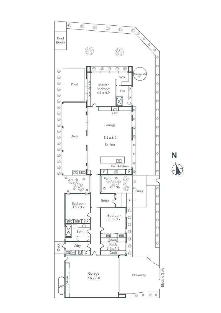 Floorplan of Homely house listing, 355 Melbourne Road, Blairgowrie VIC 3942