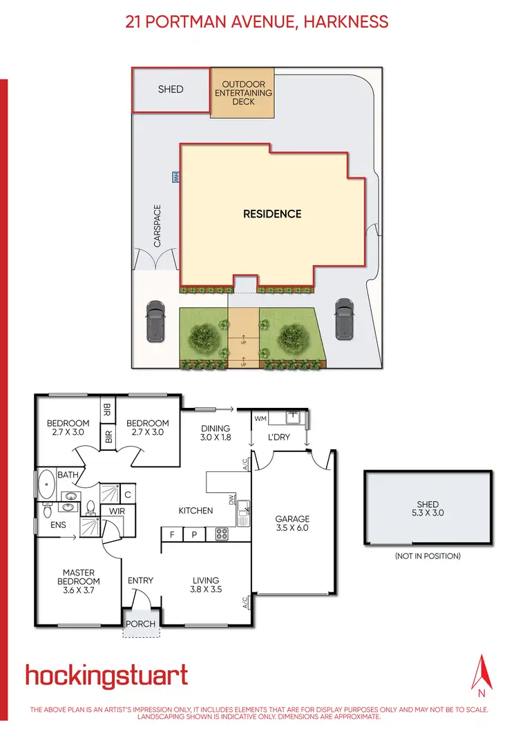 Floorplan of Homely house listing, 21 Portman Avenue, Melton West VIC 3337