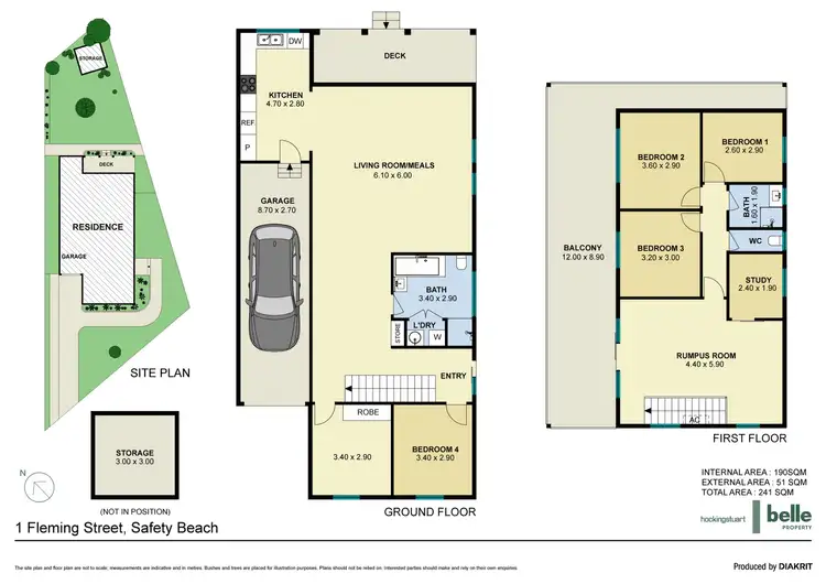 Floorplan of Homely house listing, 1 Fleming Street, Safety Beach VIC 3936