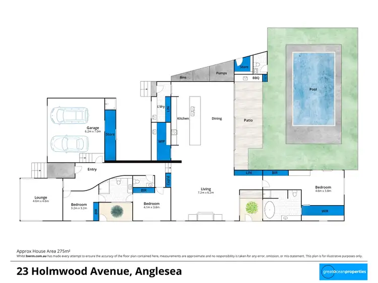 Floorplan of Homely house listing, 23 Holmwood Avenue, Anglesea VIC 3230