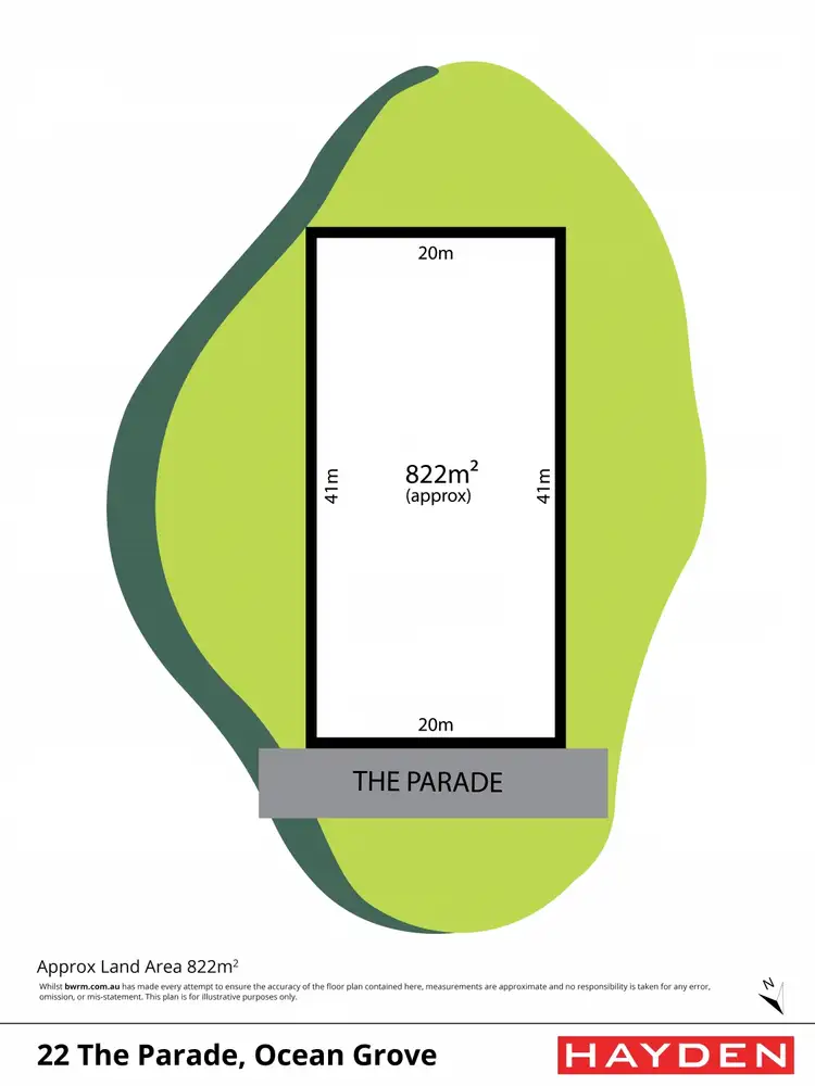 Floorplan of Homely house listing, 22 The Parade, Ocean Grove VIC 3226