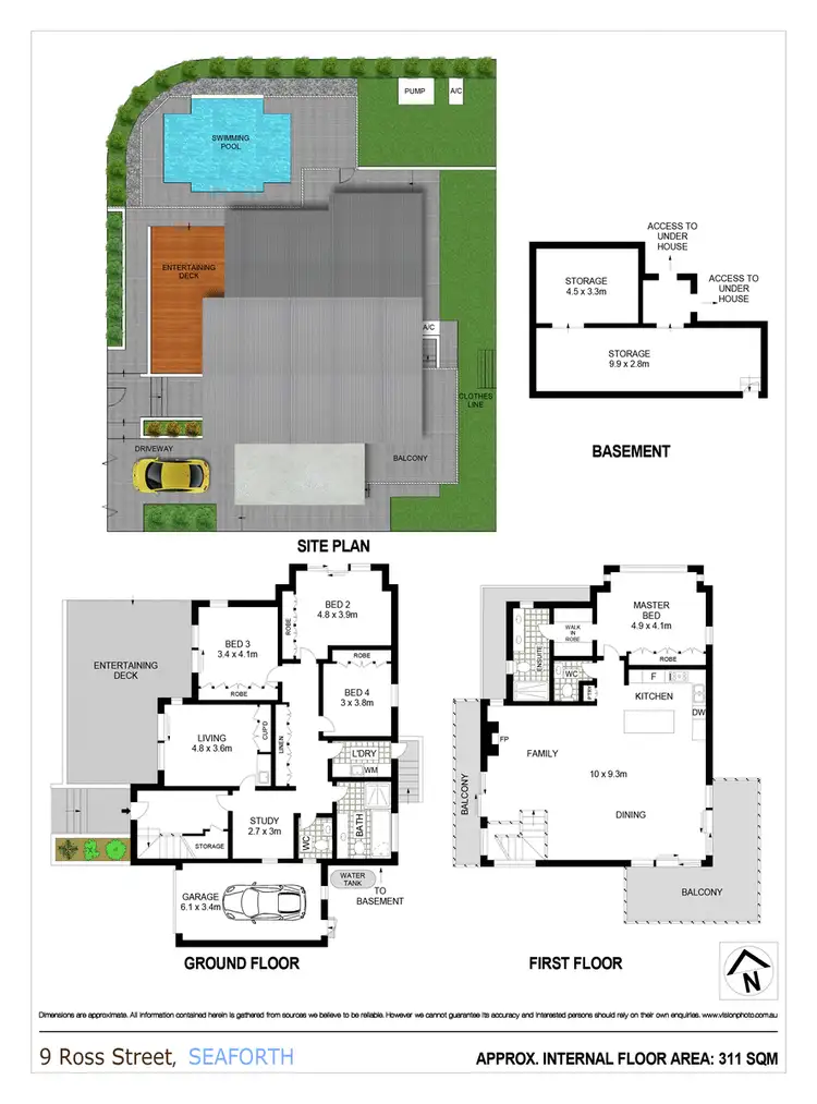 Floorplan of Homely house listing, 9 Ross Street, Seaforth NSW 2092