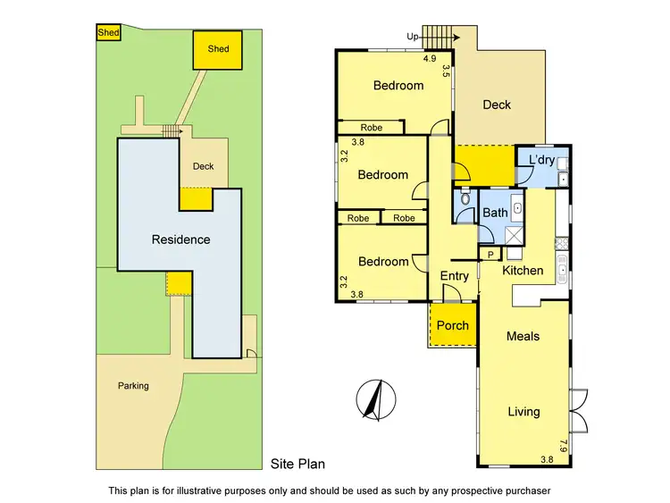 Floorplan of Homely unit listing, 1/239 Nepean Street, Greensborough VIC 3088