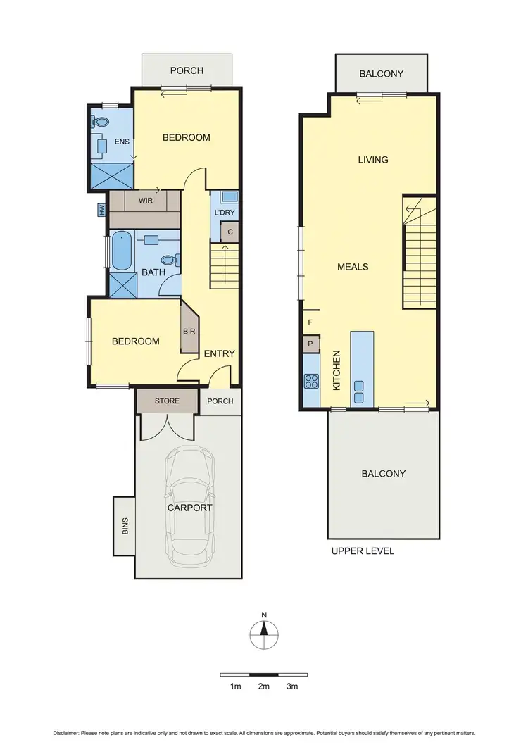 Floorplan of Homely townhouse listing, 1/91 Bridge Street, Eltham VIC 3095