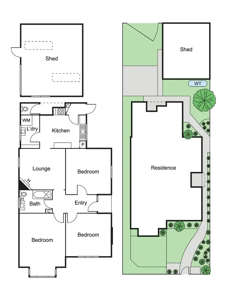 Floorplan of Homely house listing, 216 Neerim Road, Carnegie VIC 3163