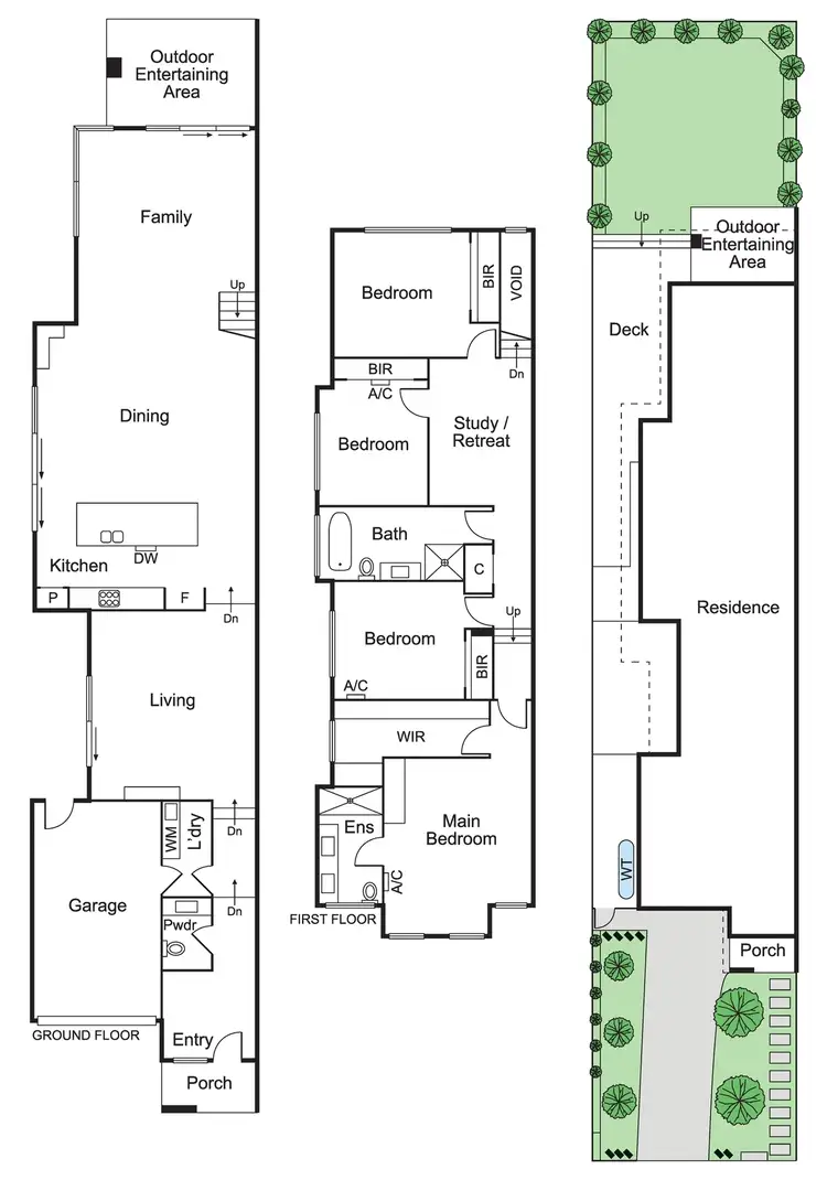 Floorplan of Homely townhouse listing, 42b Whitmuir Road, Bentleigh VIC 3204