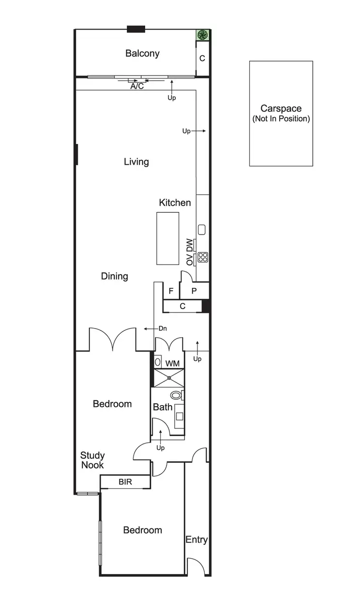 Floorplan of Homely apartment listing, 202/65 Wellington Street, St Kilda VIC 3182