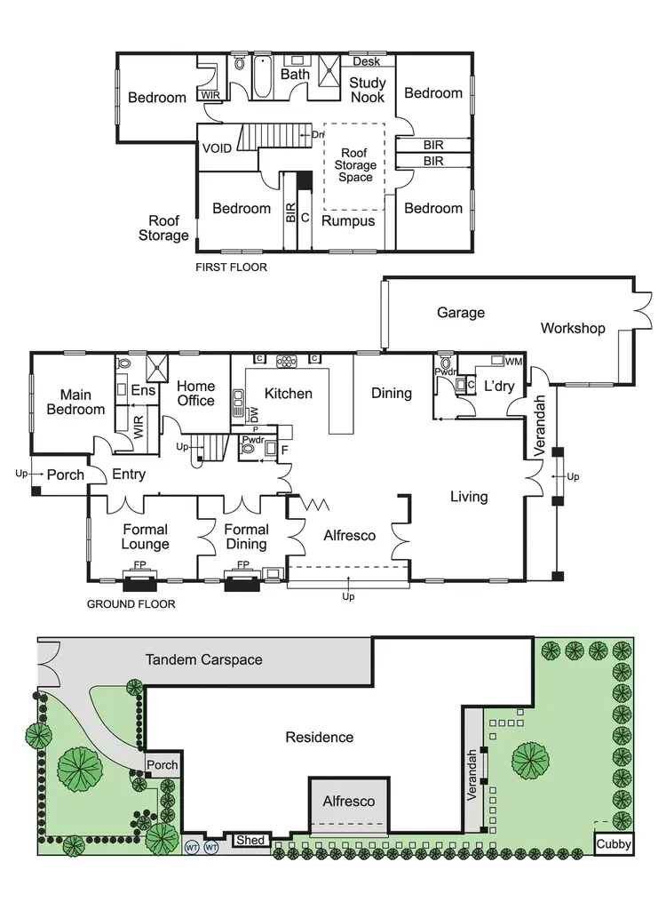 Floorplan of Homely house listing, 3 Leopold Street, Caulfield South VIC 3162