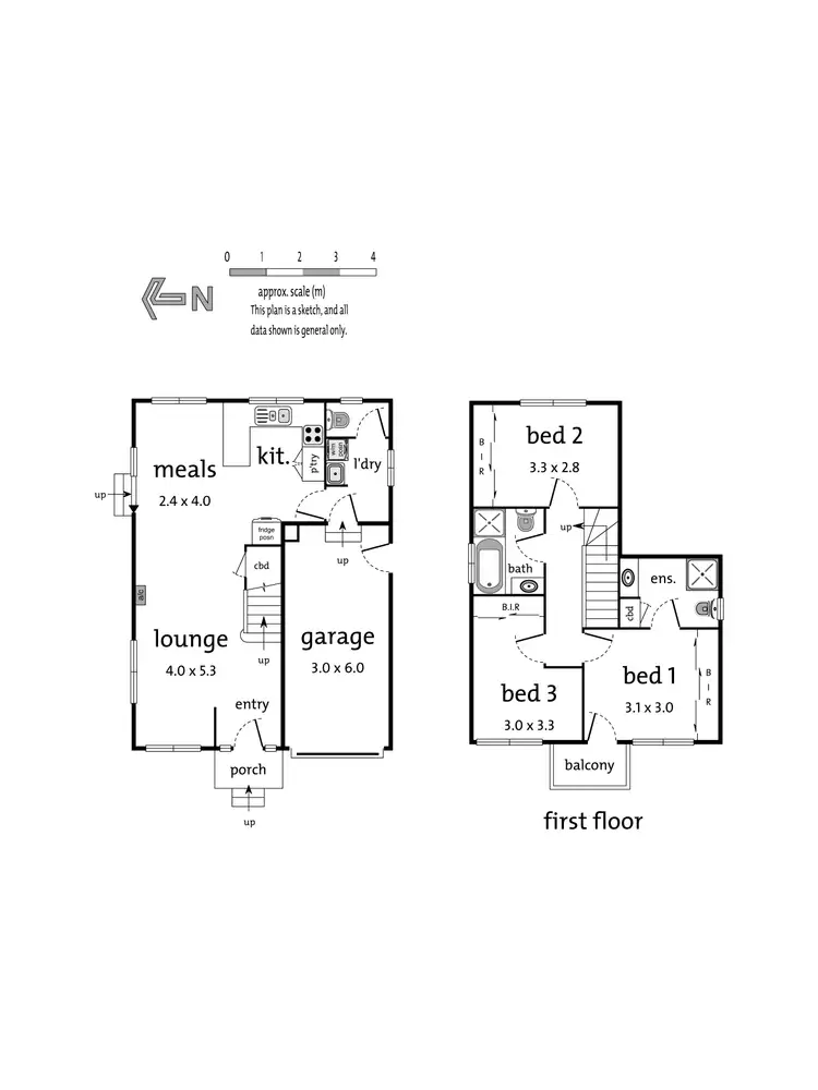 Floorplan of Homely townhouse listing, 5/440-442 Dorset Road, Boronia VIC 3155