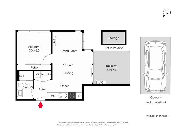 Floorplan of Homely apartment listing, 310/5-7 Nepean Highway, Elsternwick VIC 3185
