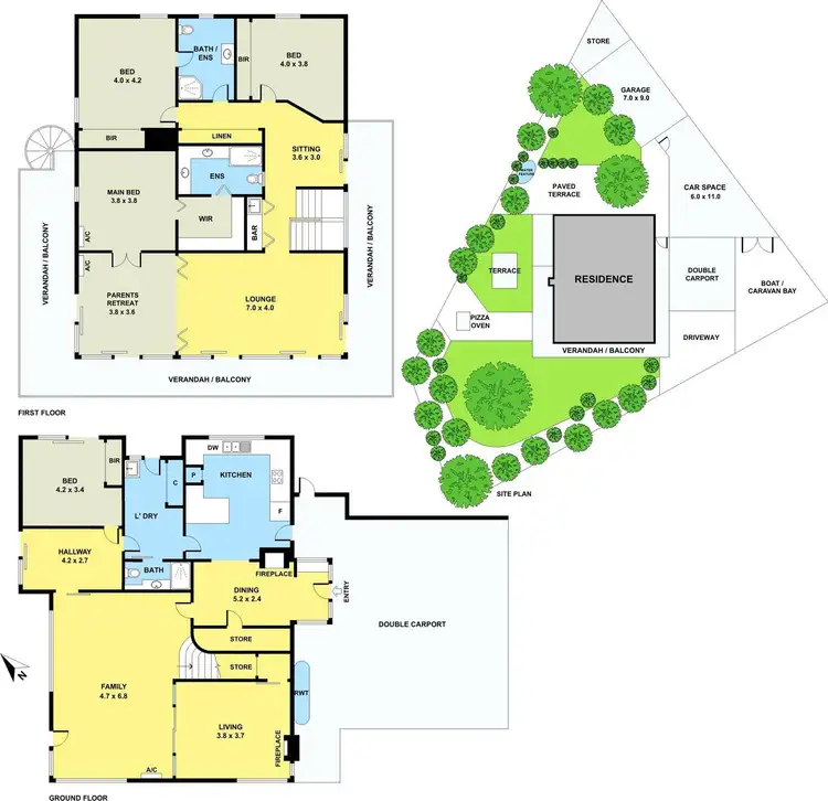 Floorplan of Homely house listing, 14 Rutherford Parade, Warneet VIC 3980