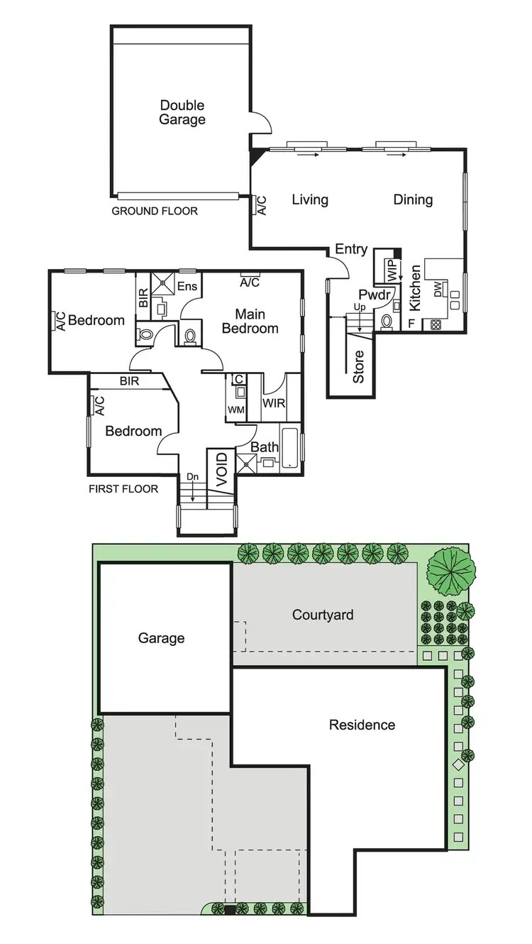 Floorplan of Homely townhouse listing, 3/7 Wanalta Road, Carnegie VIC 3163