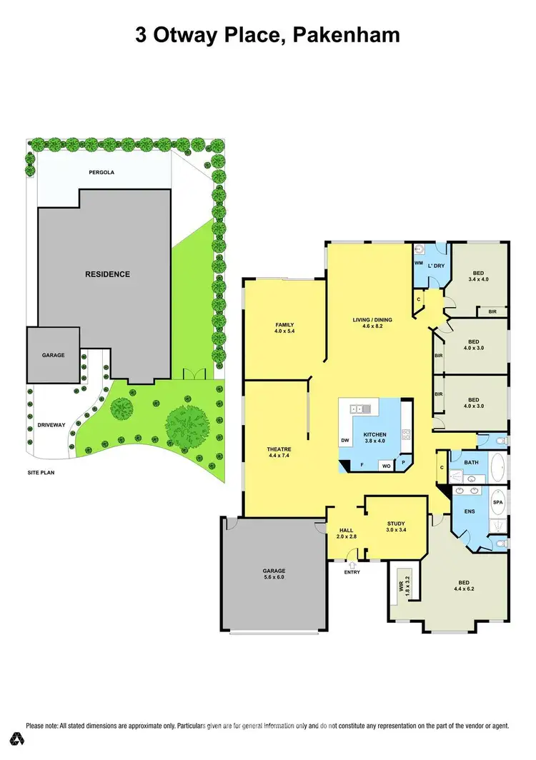 Floorplan of Homely house listing, 3 Otway Place, Pakenham VIC 3810