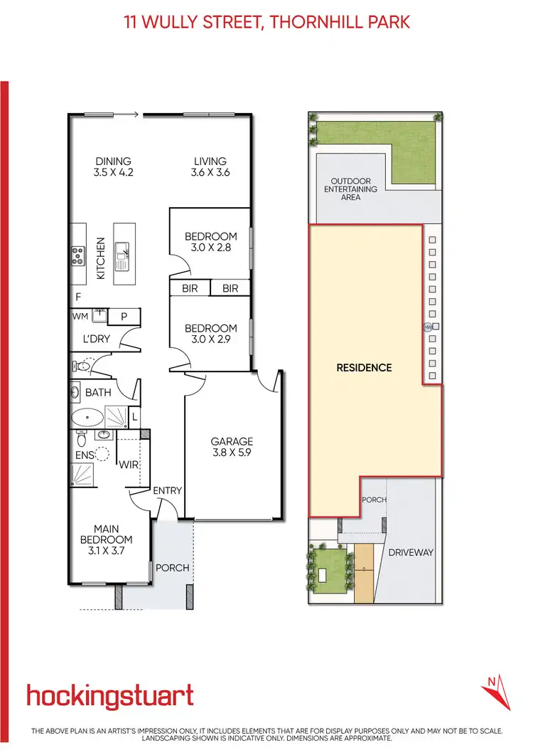 Floorplan of Homely house listing, 11 Wully Street, Rockbank VIC 3335