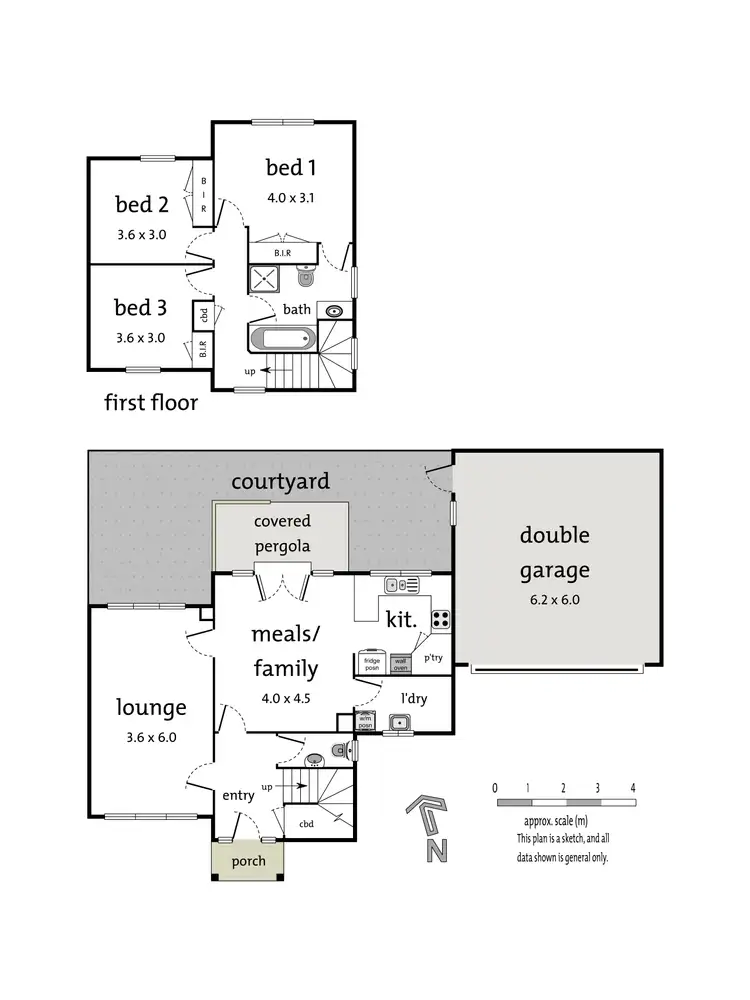 Floorplan of Homely townhouse listing, 3/31A Victoria Street, Box Hill VIC 3128