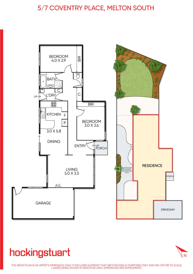 Floorplan of Homely unit listing, 5/7 Coventry Place, Melton South VIC 3338