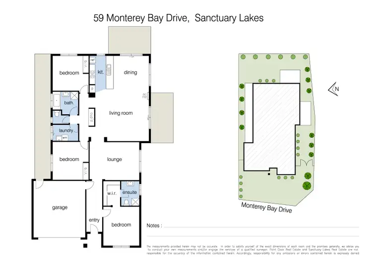 Floorplan of Homely house listing, 59 Monterey Bay Drive, Sanctuary Lakes VIC 3030