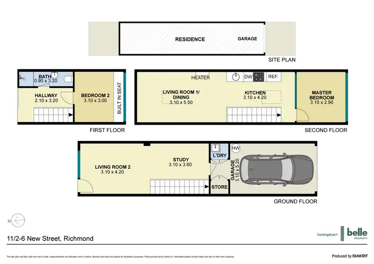 Floorplan of Homely apartment listing, 11/2-6 New Street, Richmond VIC 3121