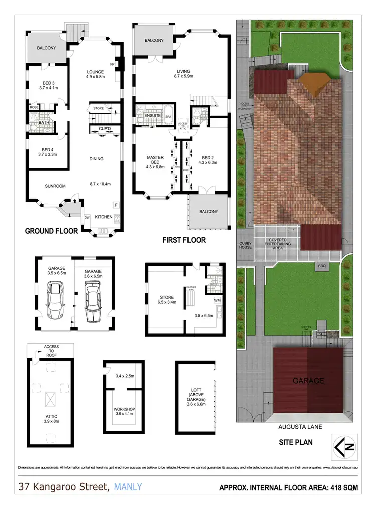 Floorplan of Homely house listing, 37 Kangaroo Street, Manly NSW 2095