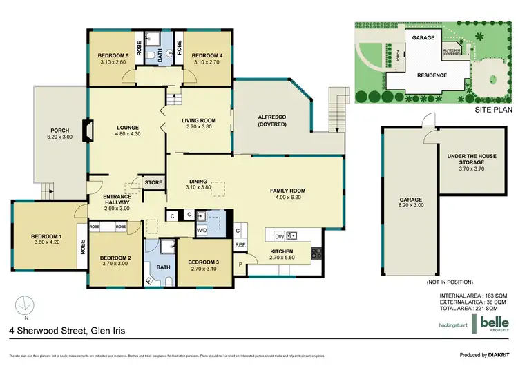 Floorplan of Homely house listing, 4 Sherwood Street, Glen Iris VIC 3146