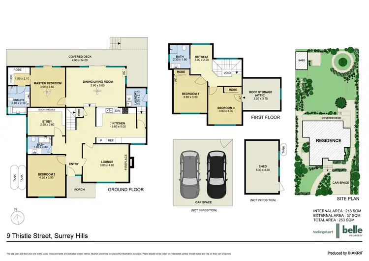 Floorplan of Homely house listing, 9 Thistle Street, Surrey Hills VIC 3127