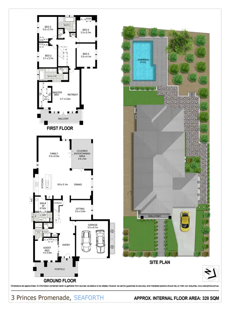 Floorplan of Homely house listing, 3 Princes Promenade, Seaforth NSW 2092