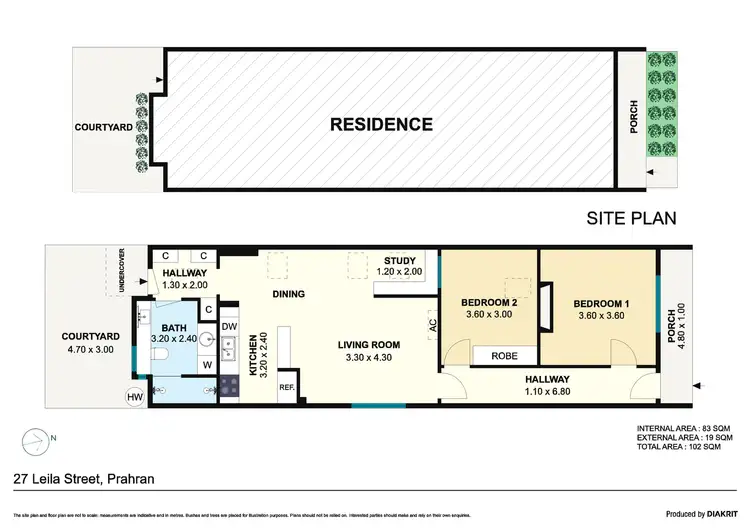 Floorplan of Homely house listing, 27 Leila Street, Prahran VIC 3181
