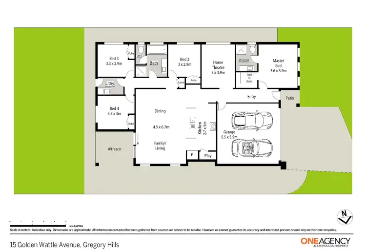 Floorplan of Homely house listing, 15 Golden Wattle Avenue, Gregory Hills NSW 2557