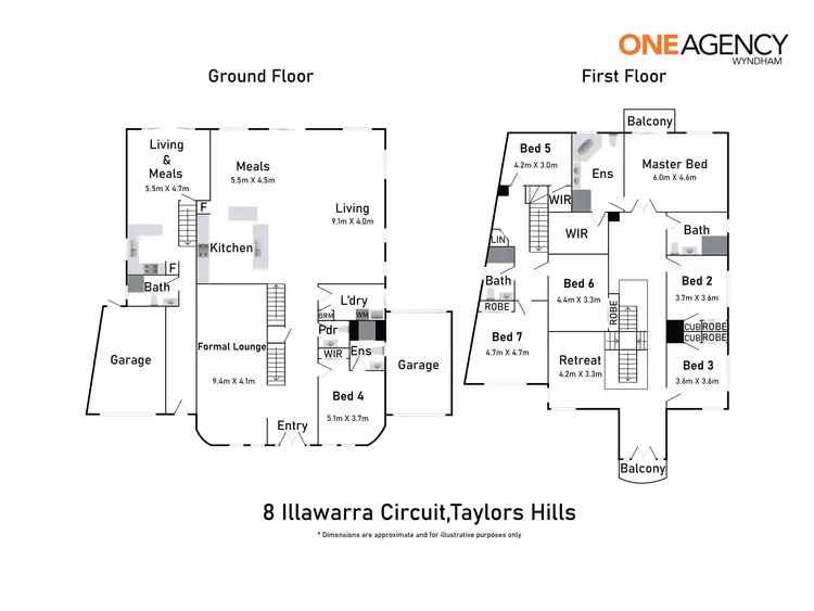 Floorplan of Homely house listing, 8 Illawarra Circuit, Taylors Hill VIC 3037
