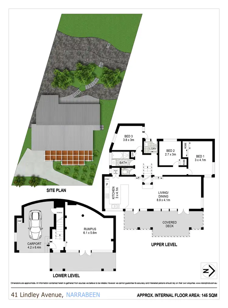 Floorplan of Homely house listing, 41 Lindley Avenue, Narrabeen NSW 2101